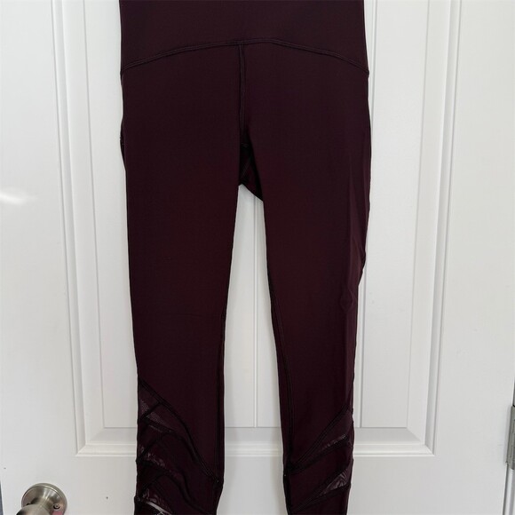 Lululemon Pants - Lululemon Speed Up Tight 4 Black Cherry Women’s 25” Yoga Leggings Gym